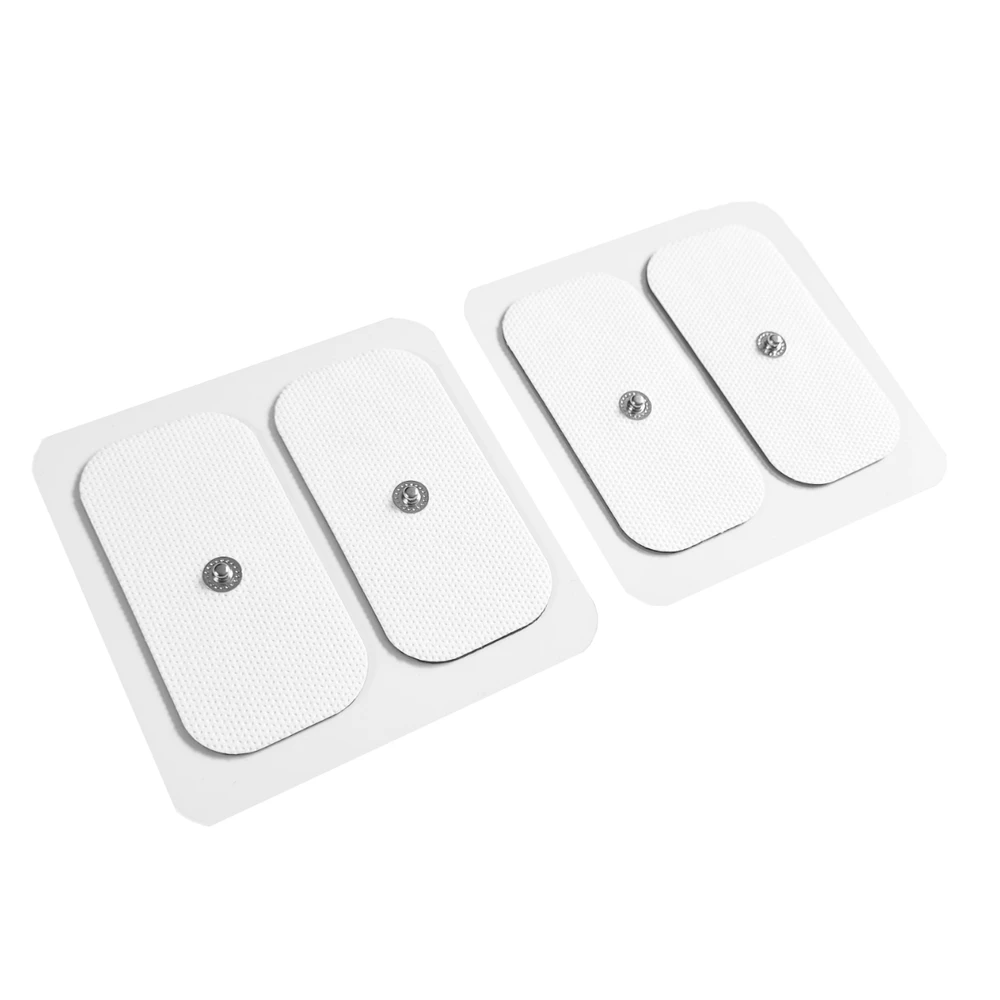 4 Electrodos 4x8 Beurer Em-41 Em-49 Em-80 Pinook Vak Soqui Blanco