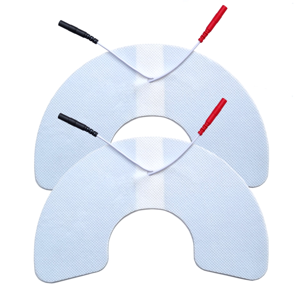 2 Electrodos Hombro Rodilla Tens Caretec Iv Besmed Globus Blanco